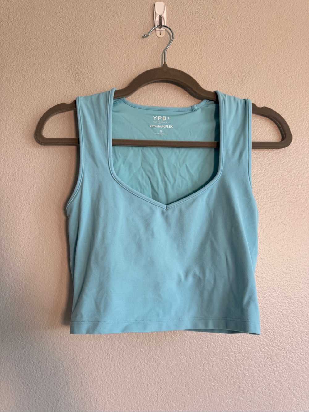 Abercrombie YPB Tank in Light Blue V Neck - S